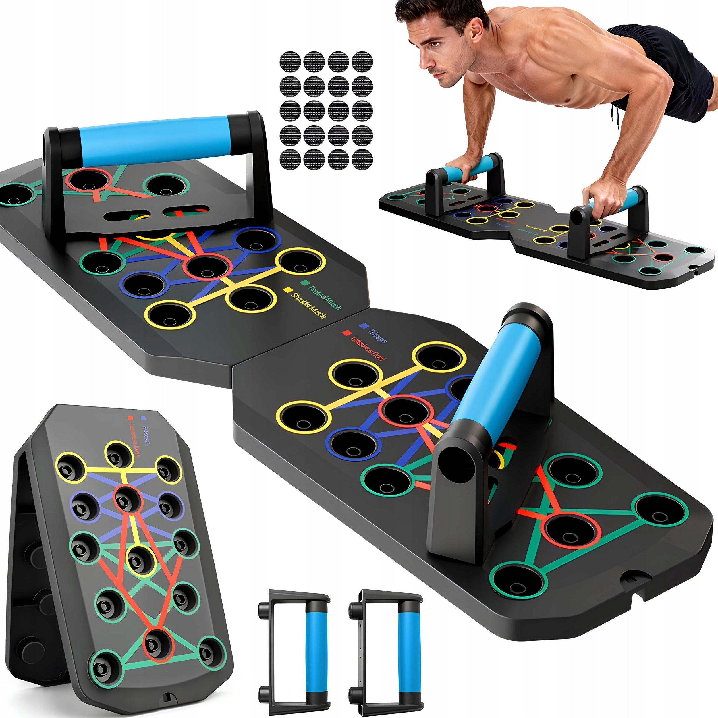 BOARD EXERCISE PUMP HOLDERS 28in1 PLATFORM PUSH UP BOARD MULTIFUNCTIONAL