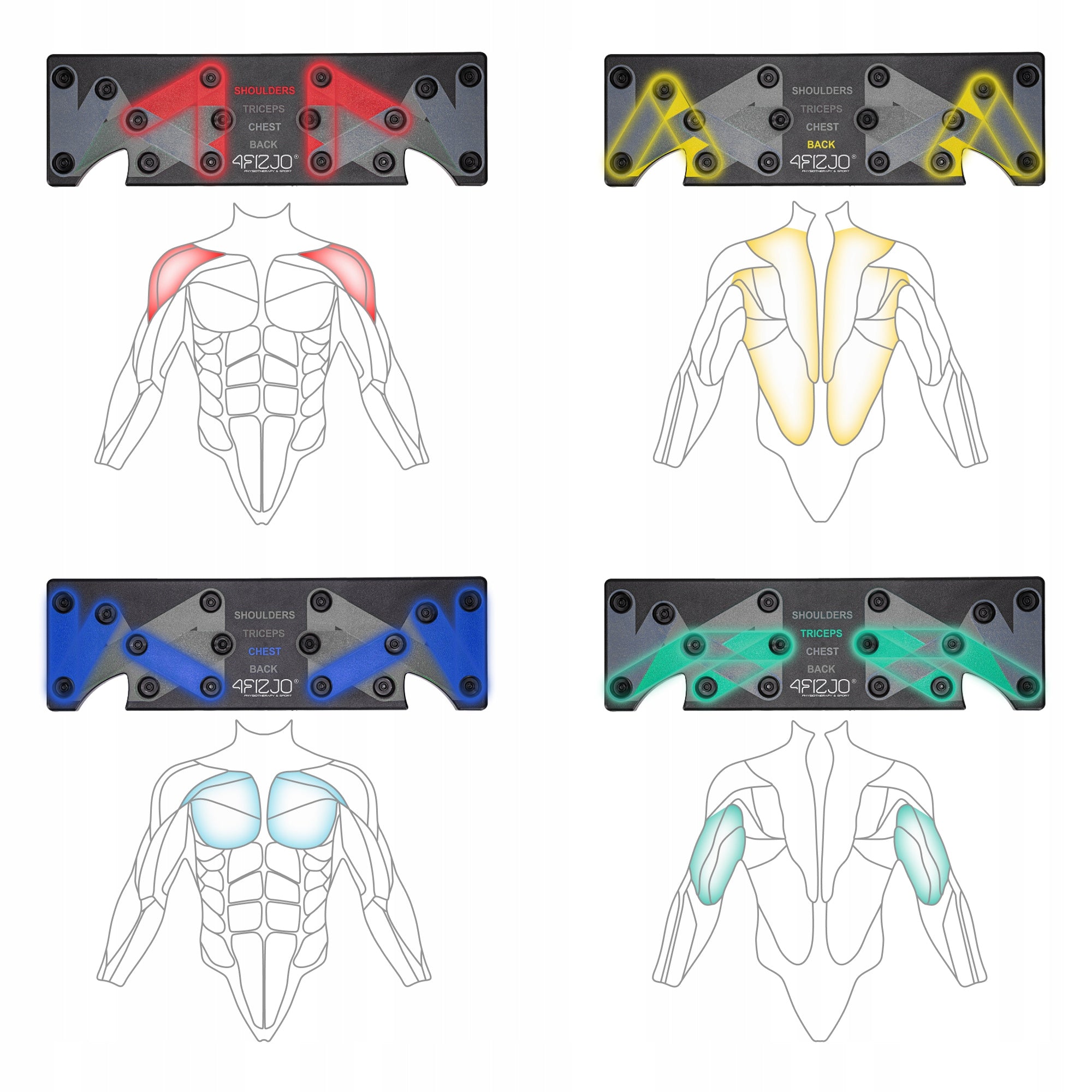 BOARD EXERCISE PUSH-UP HANDLES PLATFORM PUSH UP BOARD MULTIFUNCTIONAL STRENGTH Model 5907739312501