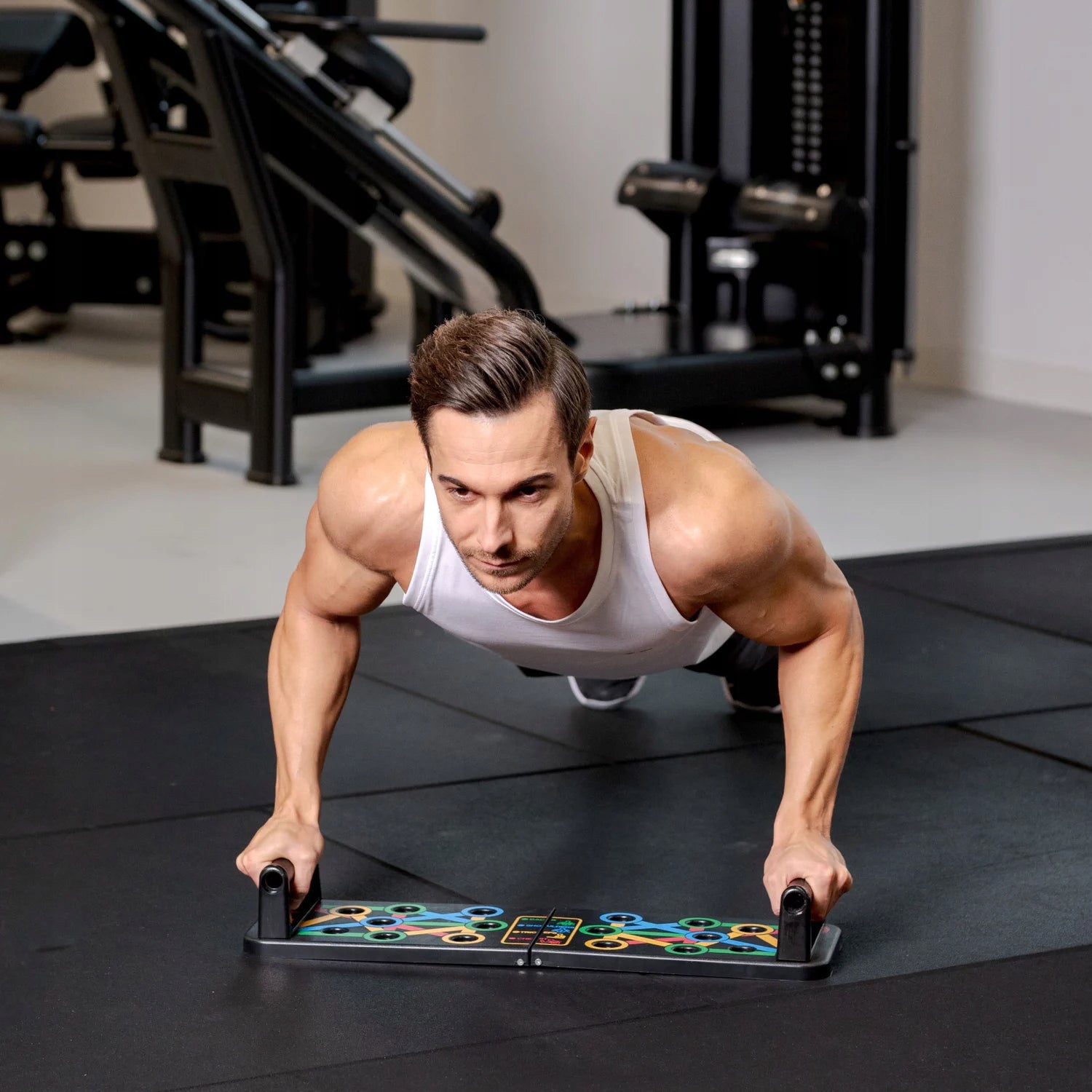 BOARD HANDLES FOR EXERCISE PARALETTE PUSH-UPS PLATFORM PUSH UP GYMTEK Material plastic