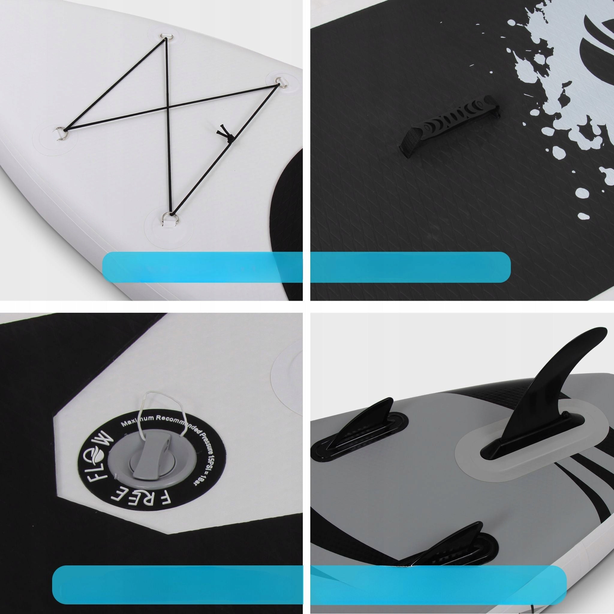 BOARD SUP 320CM PADDLE BOARD LARGE SET ACCESSORIES SERENELIFE Product weight with unit packaging 13.8 kg