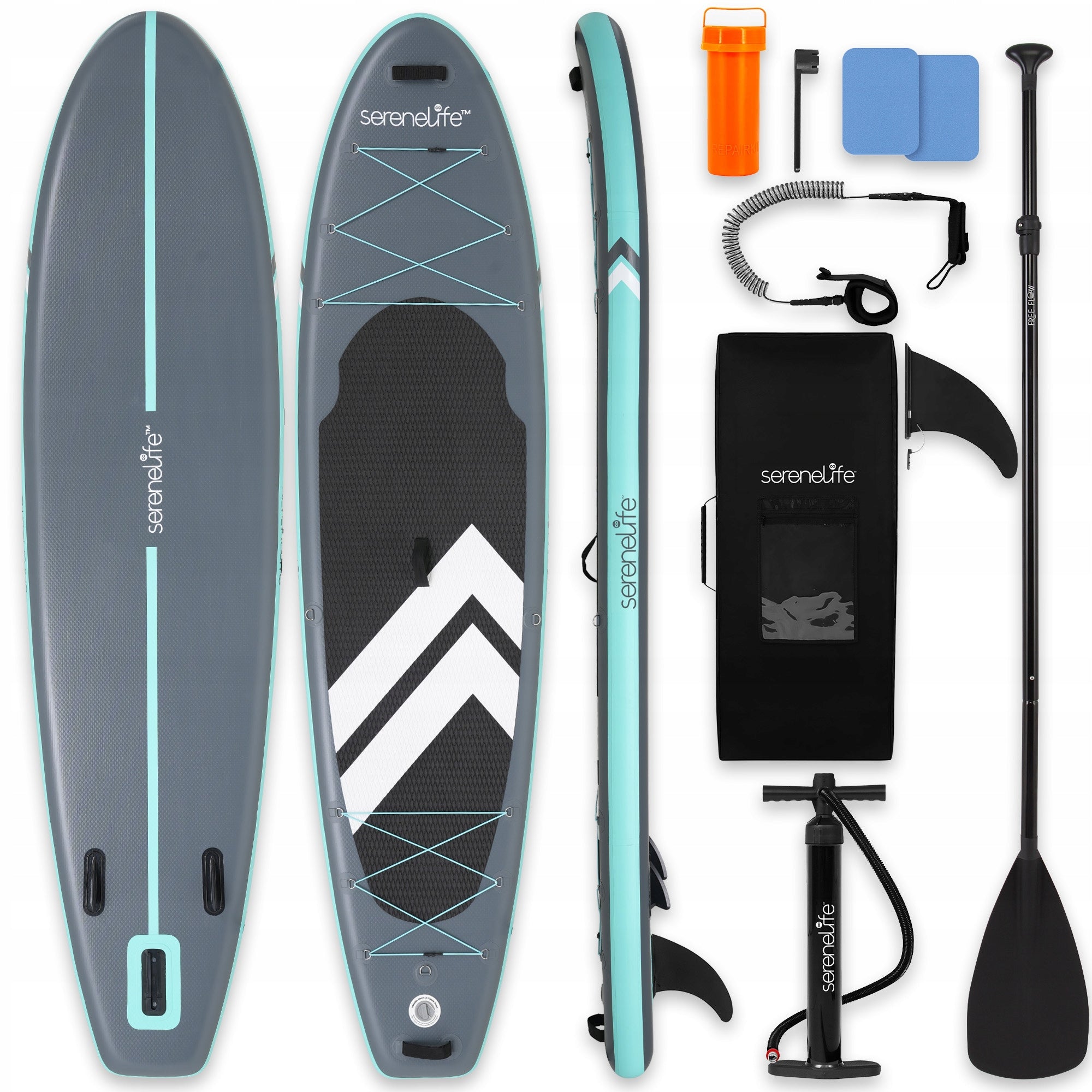 BOARD SUP 335 CM LIFTING CAPACITY 160 KG BAG ACCESSORIES SERENELIFE