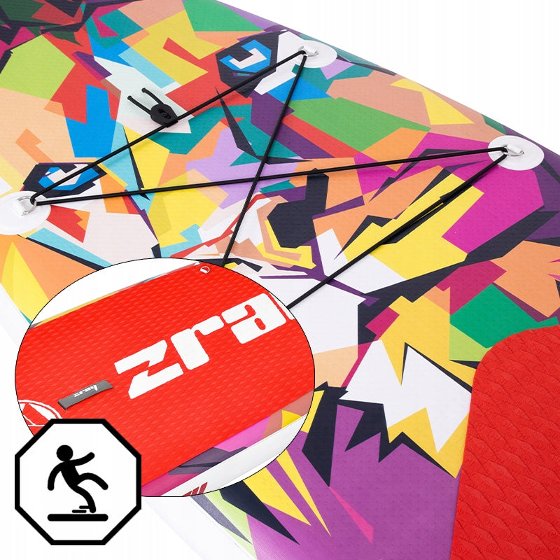 BOARD SUP LEO SWIMMING STAND UP PADDLE INFLATABLE PUMPED 320CM SET Brand Zray