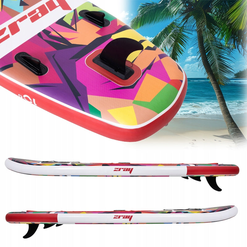 BOARD SUP LEO SWIMMING STAND UP PADDLE INFLATABLE PUMPED 320CM SET Model LEO
