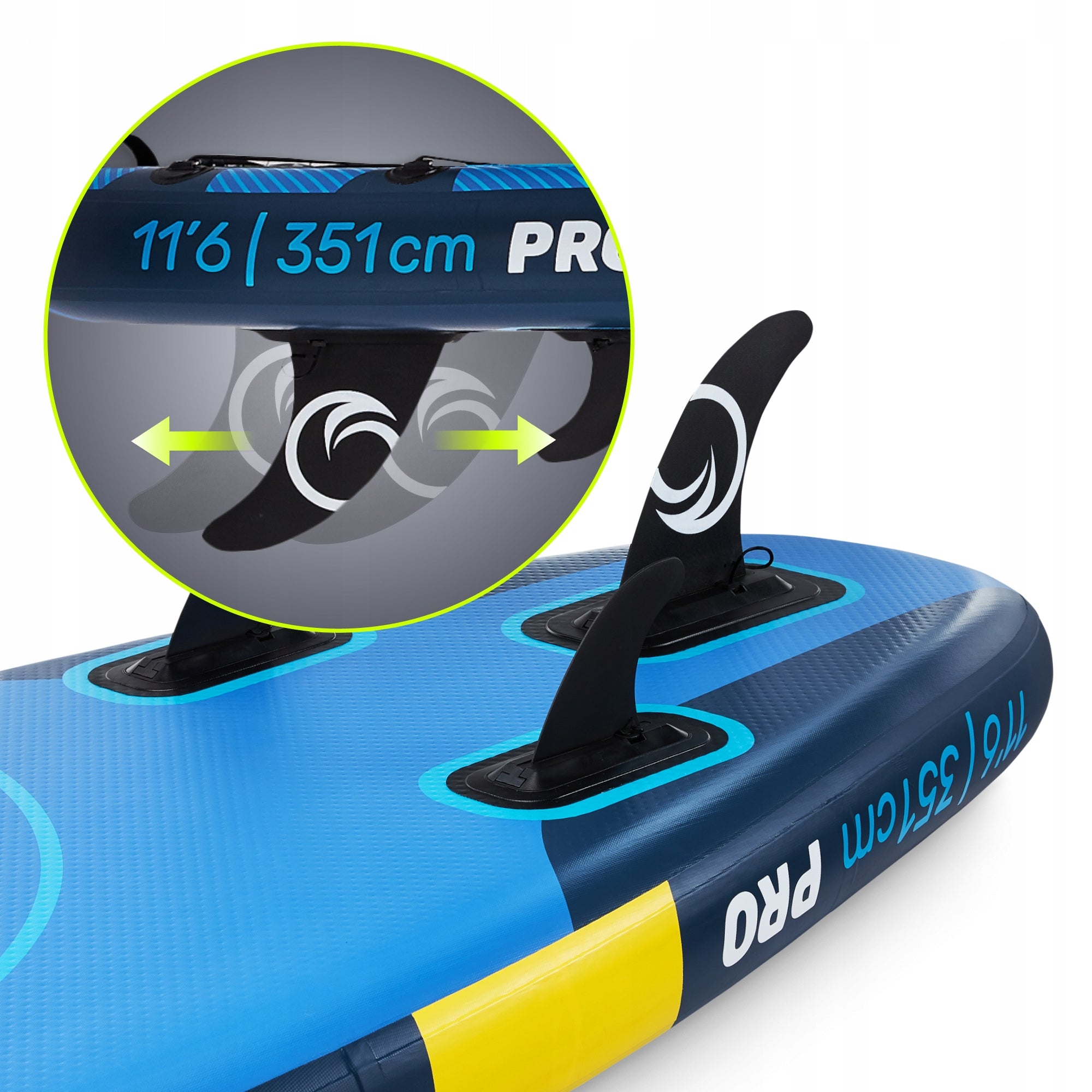 BOARD SUP STAND UP PADDLE INFLATABLE FOR SWIMMING TSUNAMI ACCESSORIES 350 CM T14 EAN (GTIN) 5905973405621