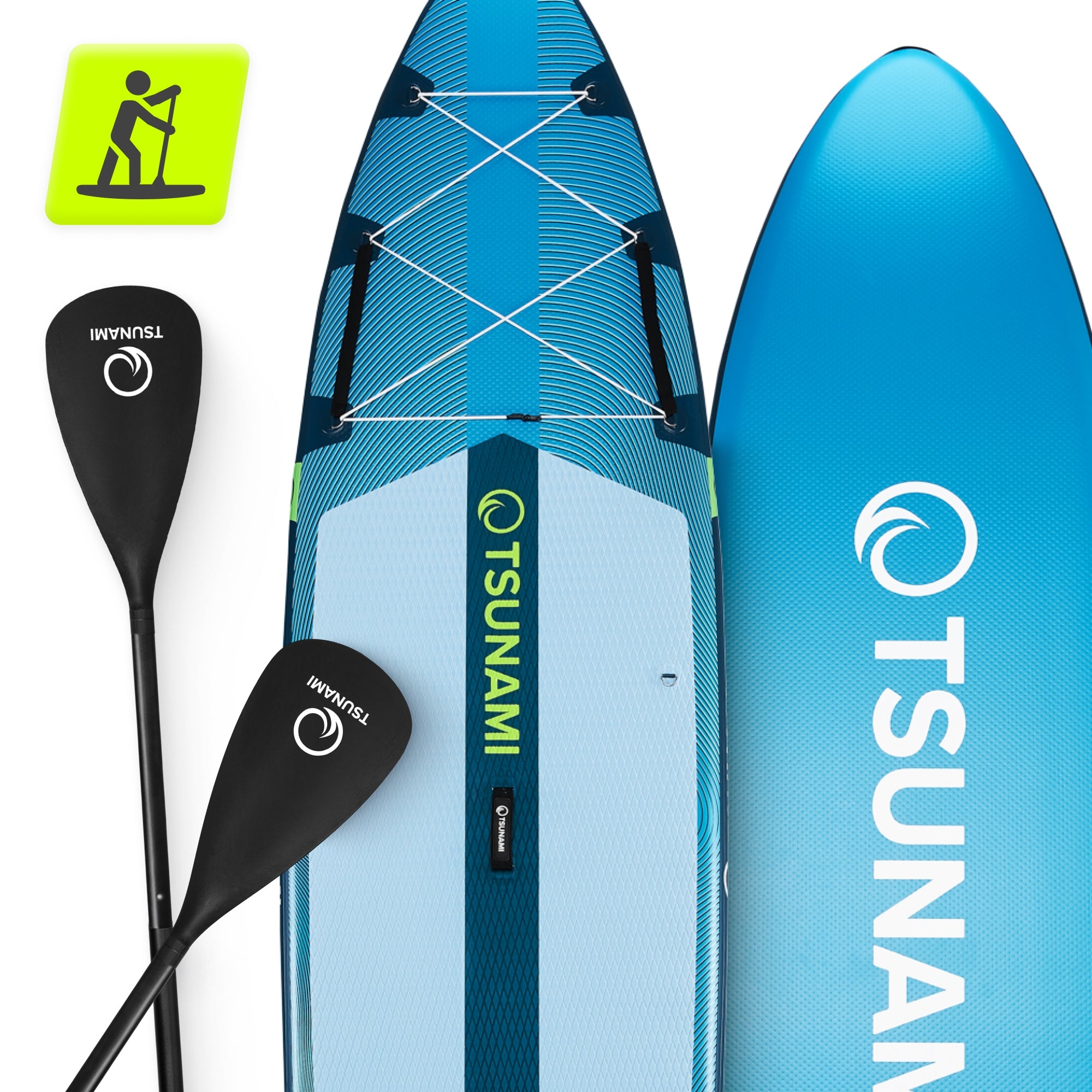BOARD SUP STAND UP PADDLE INFLATABLE SWIMMING TSUNAMI PRO ACCESSORIES 350CM Kind SUP board