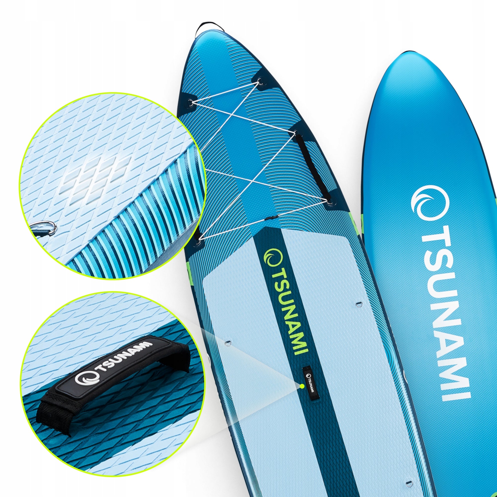 BOARD SUP STAND UP PADDLE INFLATABLE SWIMMING TSUNAMI PRO ACCESSORIES 350CM Packaging status original