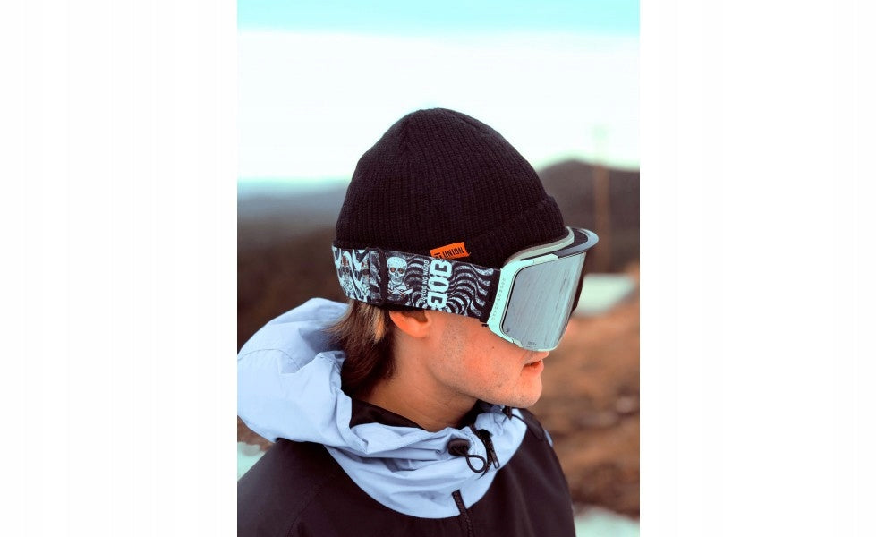 Skibrille BOB Dirty Money HCS+, blau, silber 