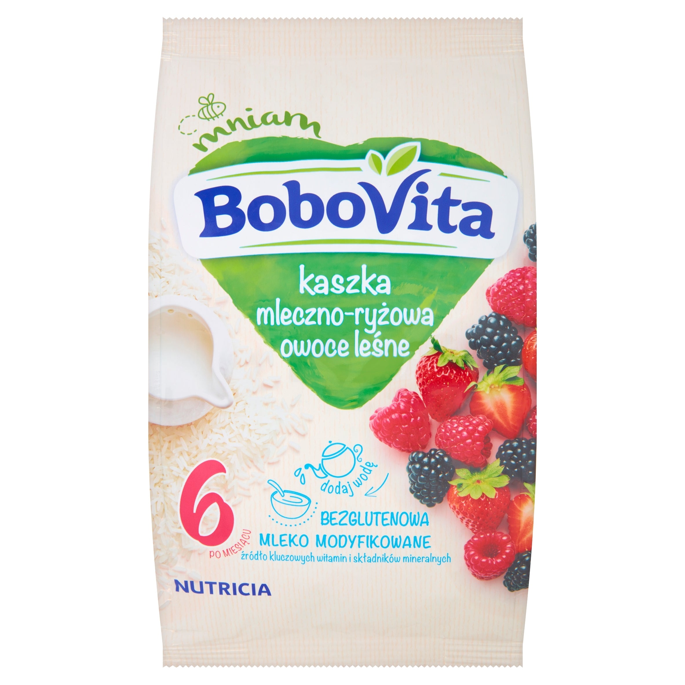 BOBOVITA Milk and rice porridge FOREST FRUIT after 6 months 230g(576)
