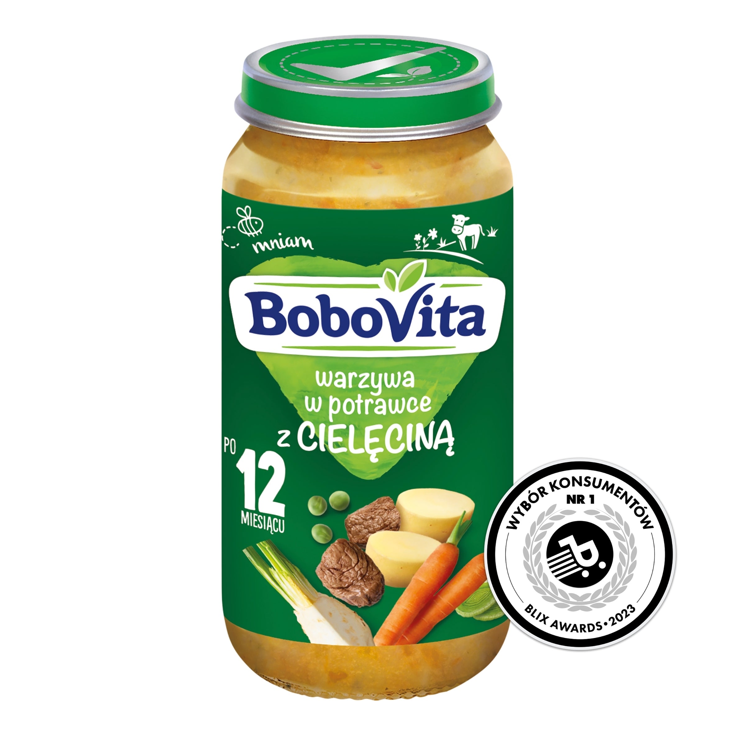 BOBOVITA vegetables in a stew with VEAL 250g from 12 months Manufacturer code 5900852025037