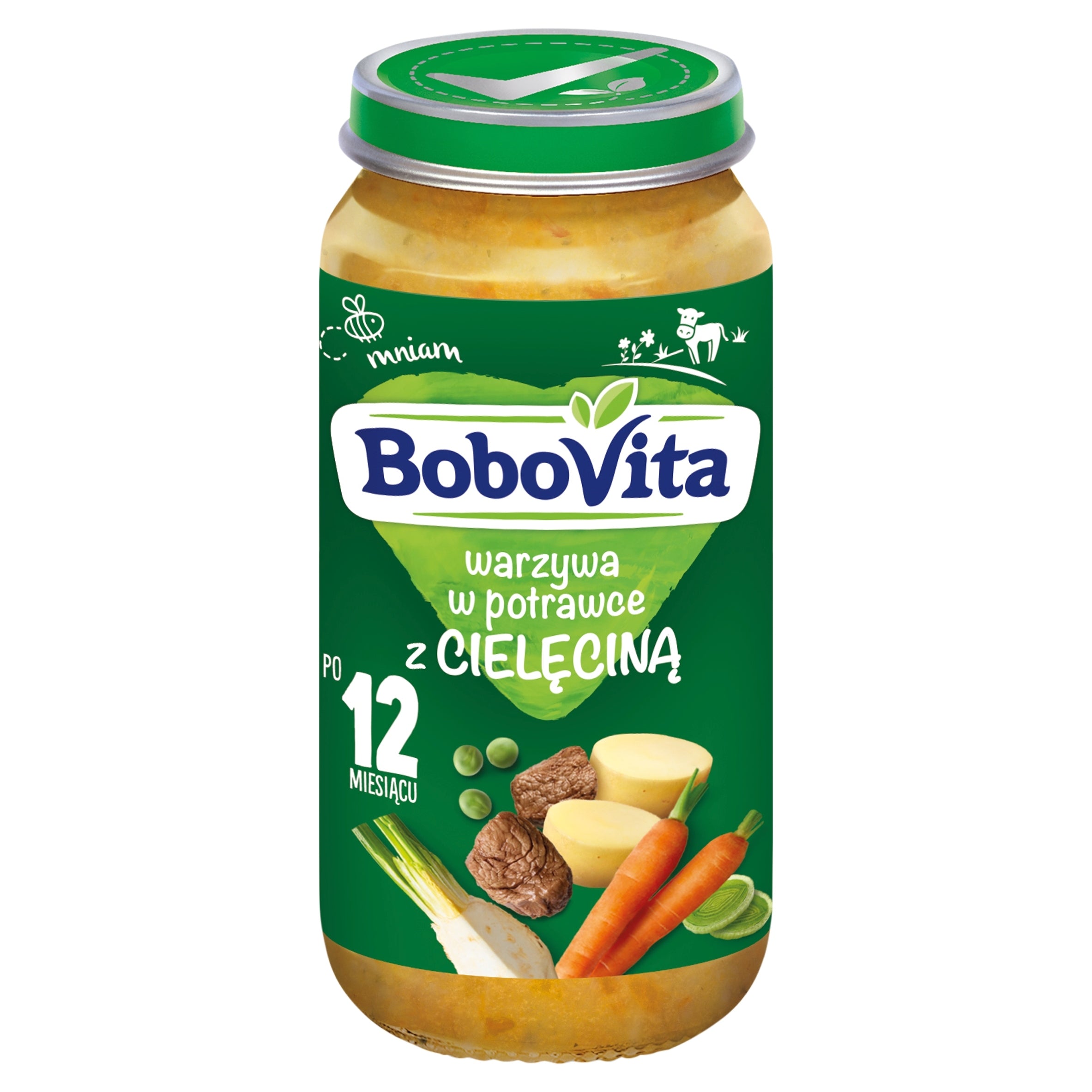 BOBOVITA vegetables in a stew with VEAL 250g from 12 months