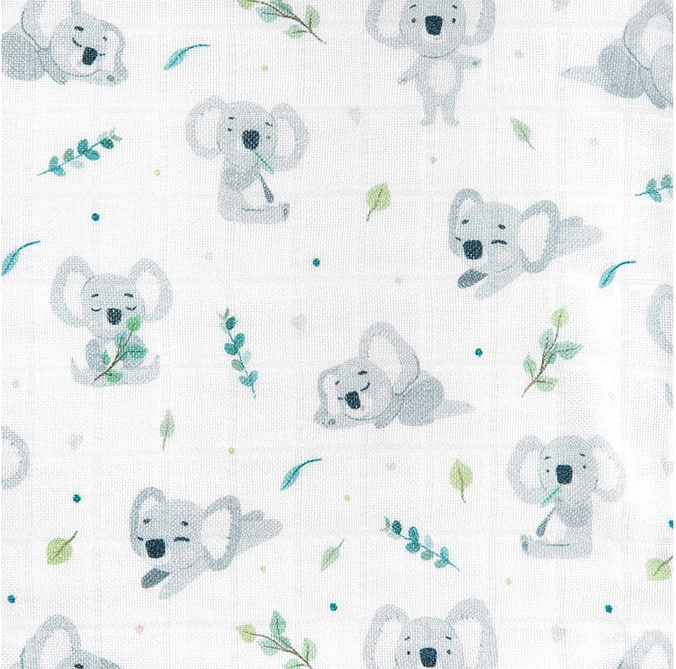 BOCIOLAND BAMBOO DIAPER SWADDLE 75x75 KOAL Manufacturer code BOC0347