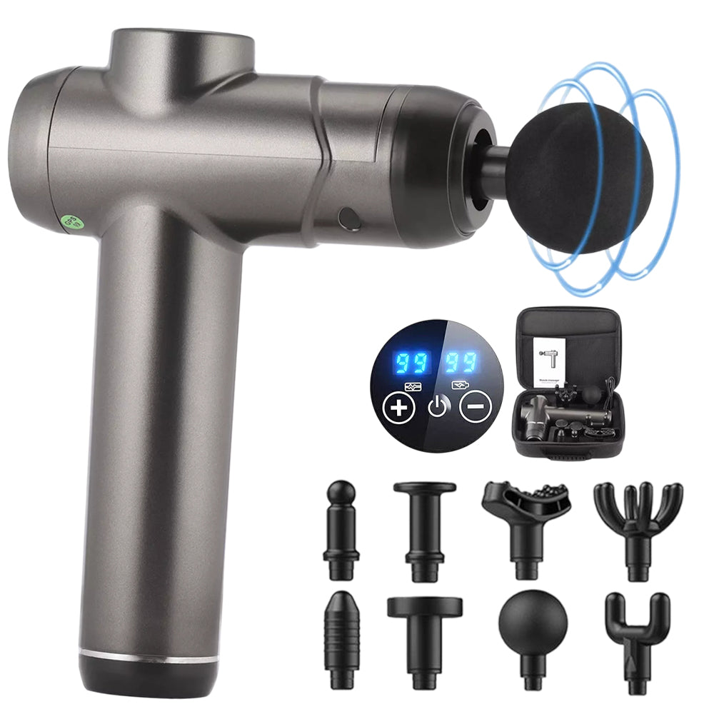 BODY BACK MASSAGE GUN SET PRO 8 TIPS