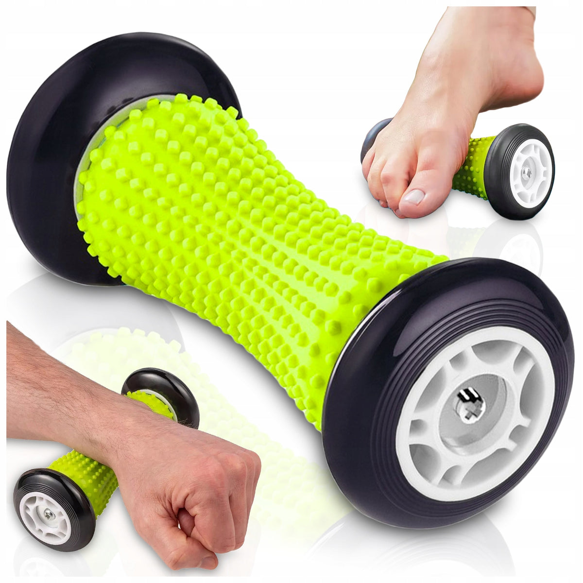 BODY FOOT MASSAGE ROLLER MASSAGER WITH PROTRUSIONS REHABILITATION ROLLER