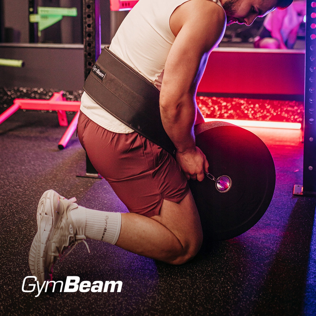 BODYBUILDING WEIGHT BELT WITH DIP BELT STRONG TRAINING GymBeam Manufacturer code Pas do ćwiczeń Dip Belt - GymBeam