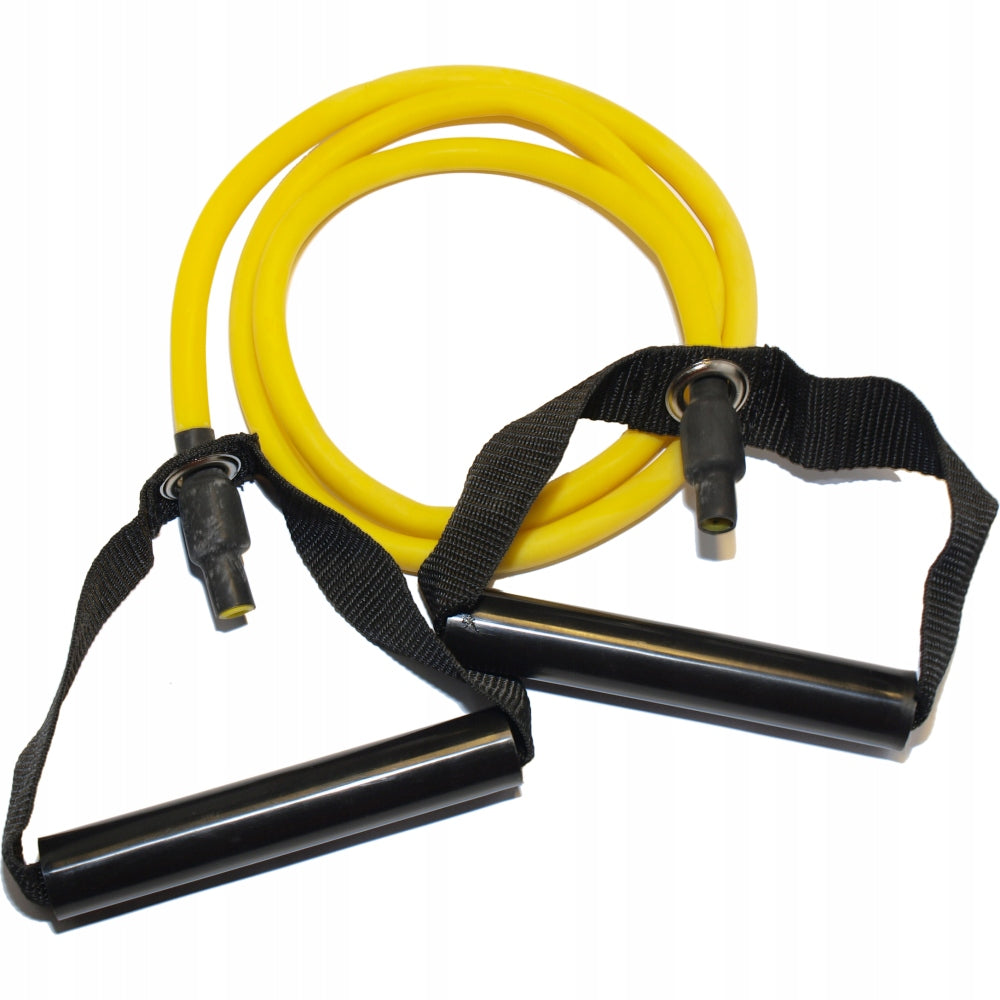 BODYLASTICS Resistance Band with Handles, Level 1, Yellow