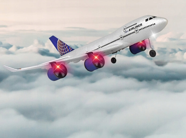 BOEING 747 3CH 2.4Ghz LED 10min 200m AIRPLANE RC TOY WITH LIGHT Manufacturer code Miniaturow model samolotu