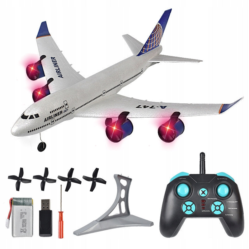 BOEING 747 3CH 2.4Ghz LED 10min 200m AIRPLANE RC TOY WITH LIGHT