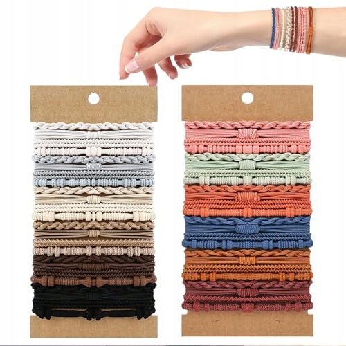 BOHO BRAIDED HAIR BANDS WOMEN'S COTTON SET 48 PCS FOR HOME Brand no brand