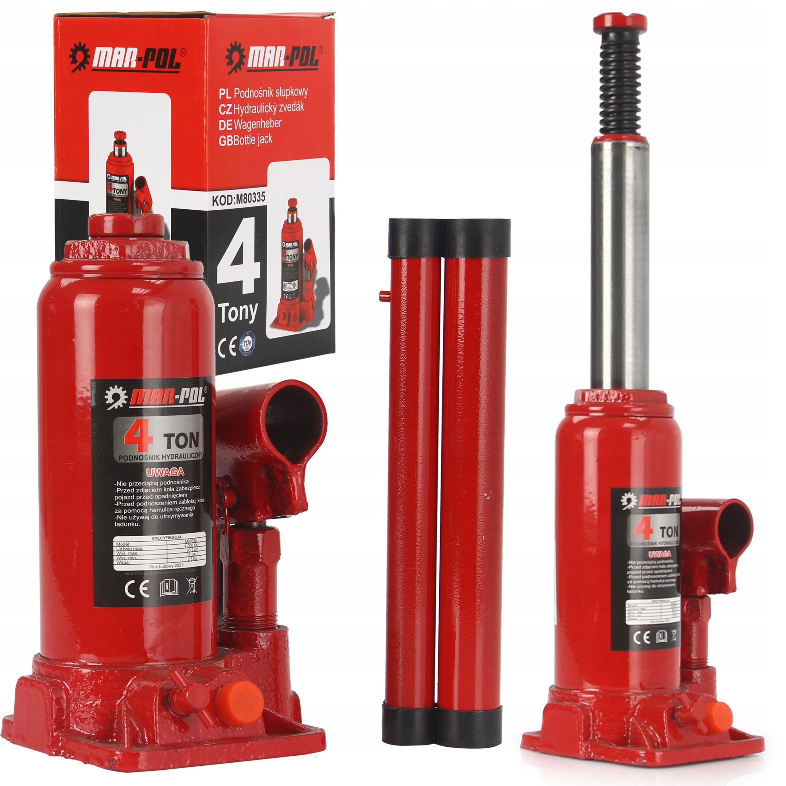 BOLLARD HYDRAULIC LIFT 4 TONS JACK 4T