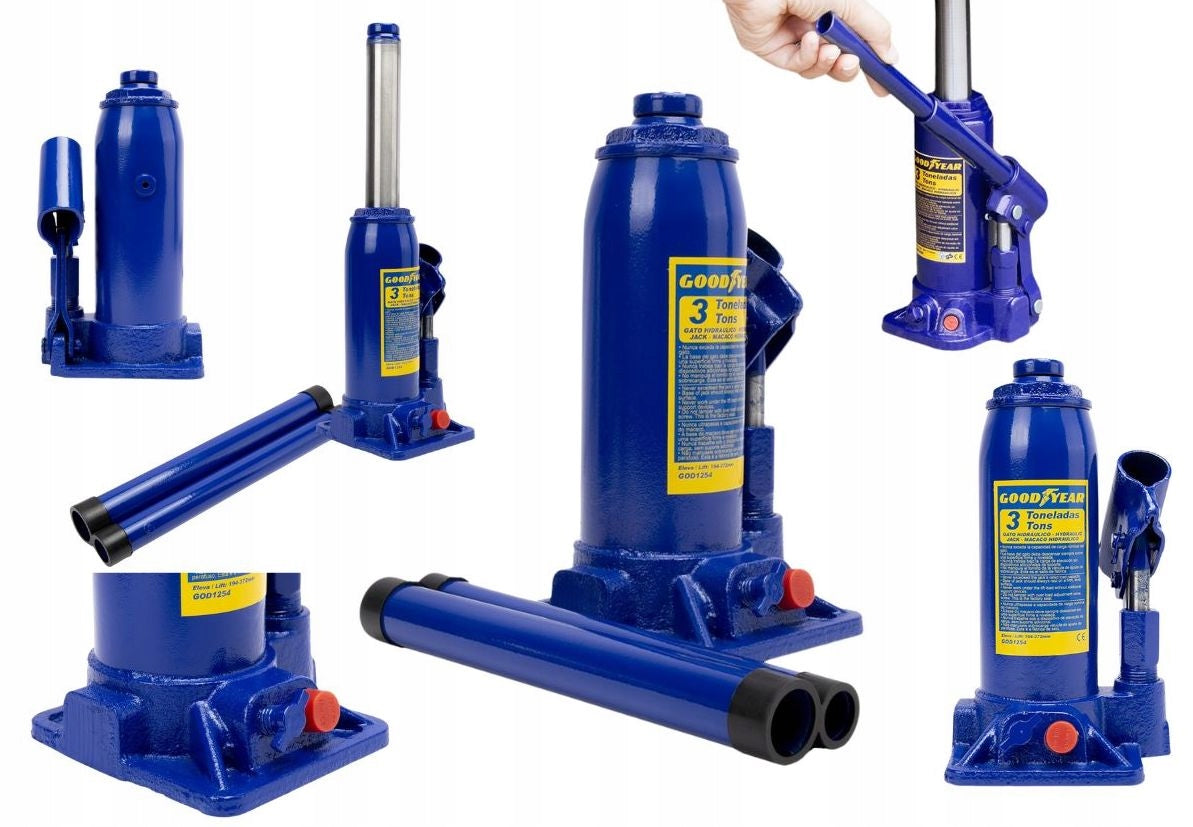 BOLLARD JACK 3T 3 TONS CAR TIR PRESS GOODYEAR FUSE