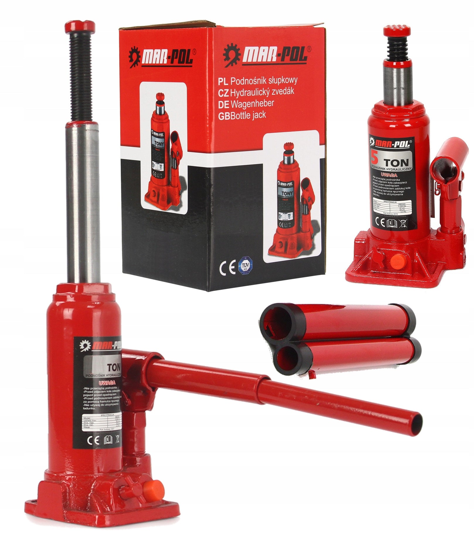 BOLLARD LIFT 5TON WORKSHOP CAR JACK 5000KG STRONG M80340