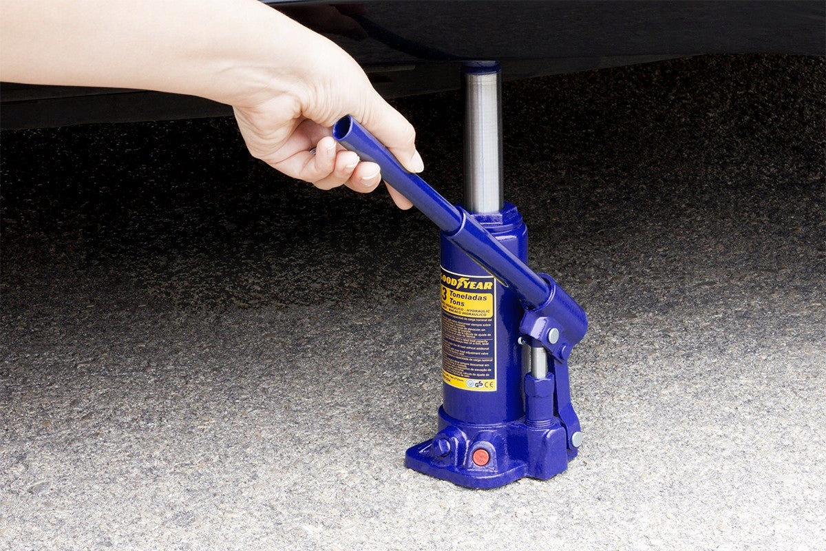 BOLLARD LIFT JACK 3T 3 TONS CAR TIR PRESS GOODYEAR SOLID Brand AppTech