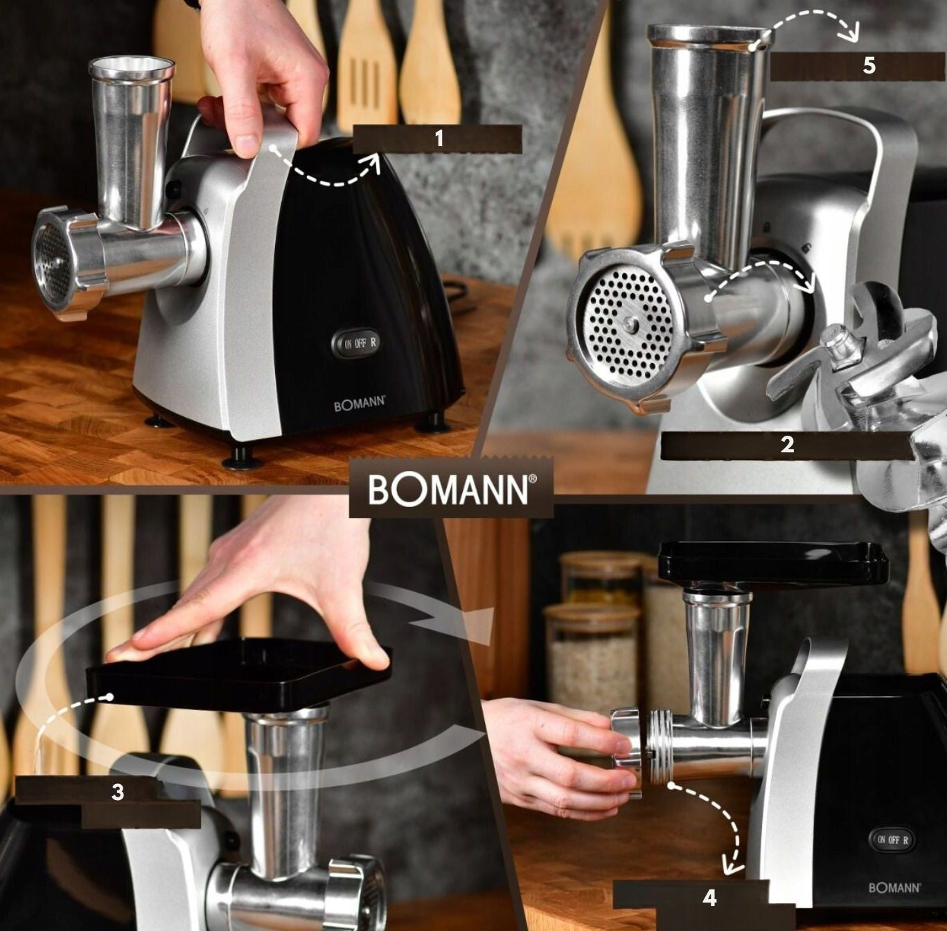 BOMANN FW 6067 CB ELECTRIC MEAT GRINDER Manufacturer code 6067 CB
