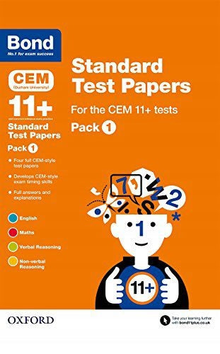Bond 11plus: CEM: Standard Test Papers: Pack 1, Pack 1