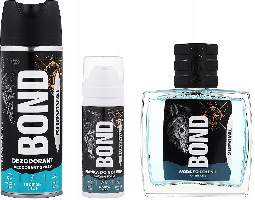 BOND MEN SURVIVAL SET 3 ELEMENTS Brand Bond