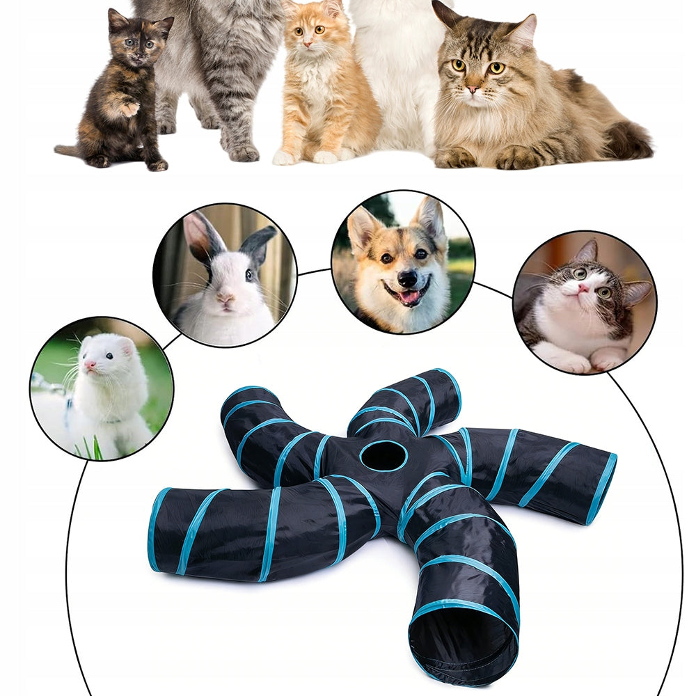 BONE SHAPED ANIMAL TOY, TUNNEL WITH FIVE CHANNELS Brand Bedee