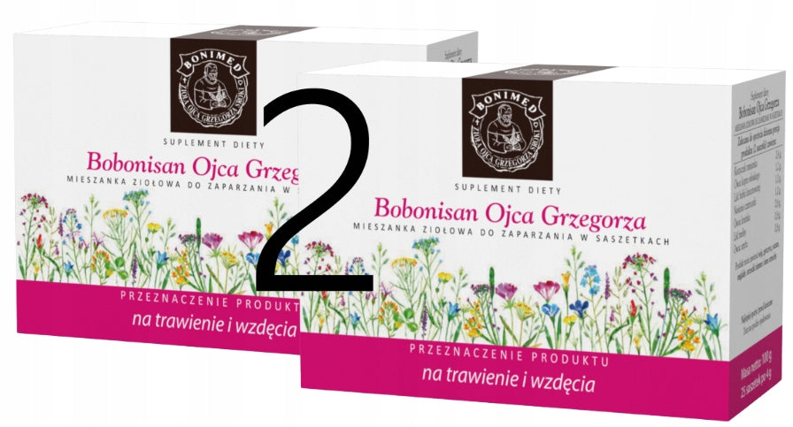 BONIMED - Father Gregory's Bobonisan | Digestion and flatulence | 25 sachets x2