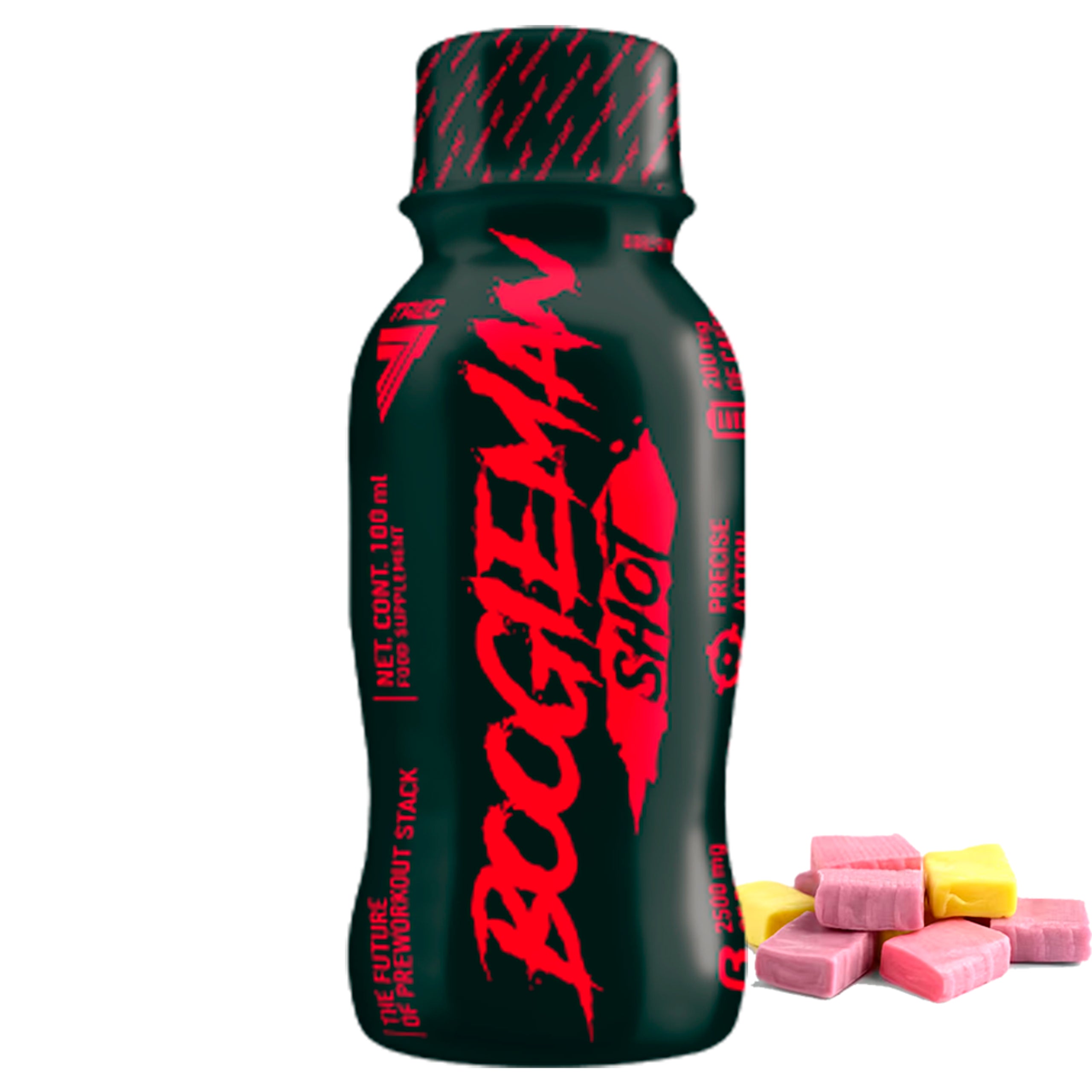 BOOGIEMAN SHOT 100ml PRE-WORKOUT BETA-ALANINE MUSCLE PUMP POWER TREC