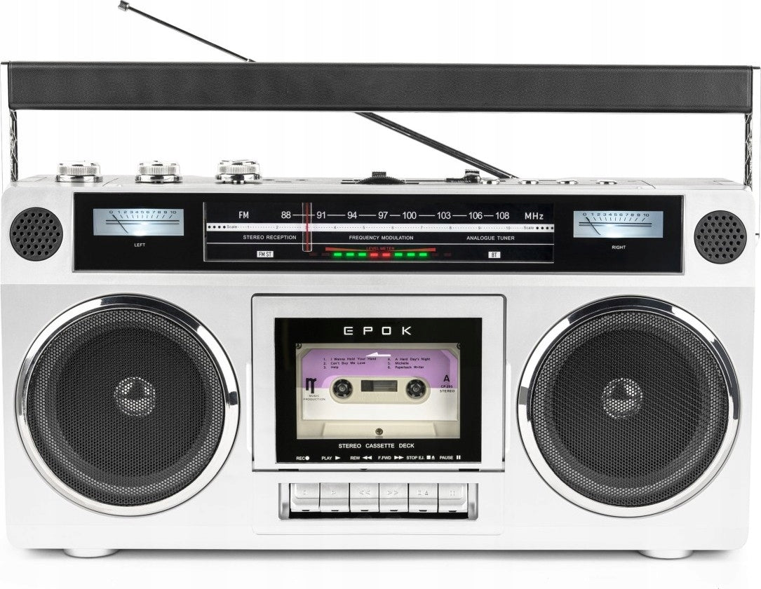 BOOMBOX Ghetto Blaster Retro with cassette recorder - BigBen