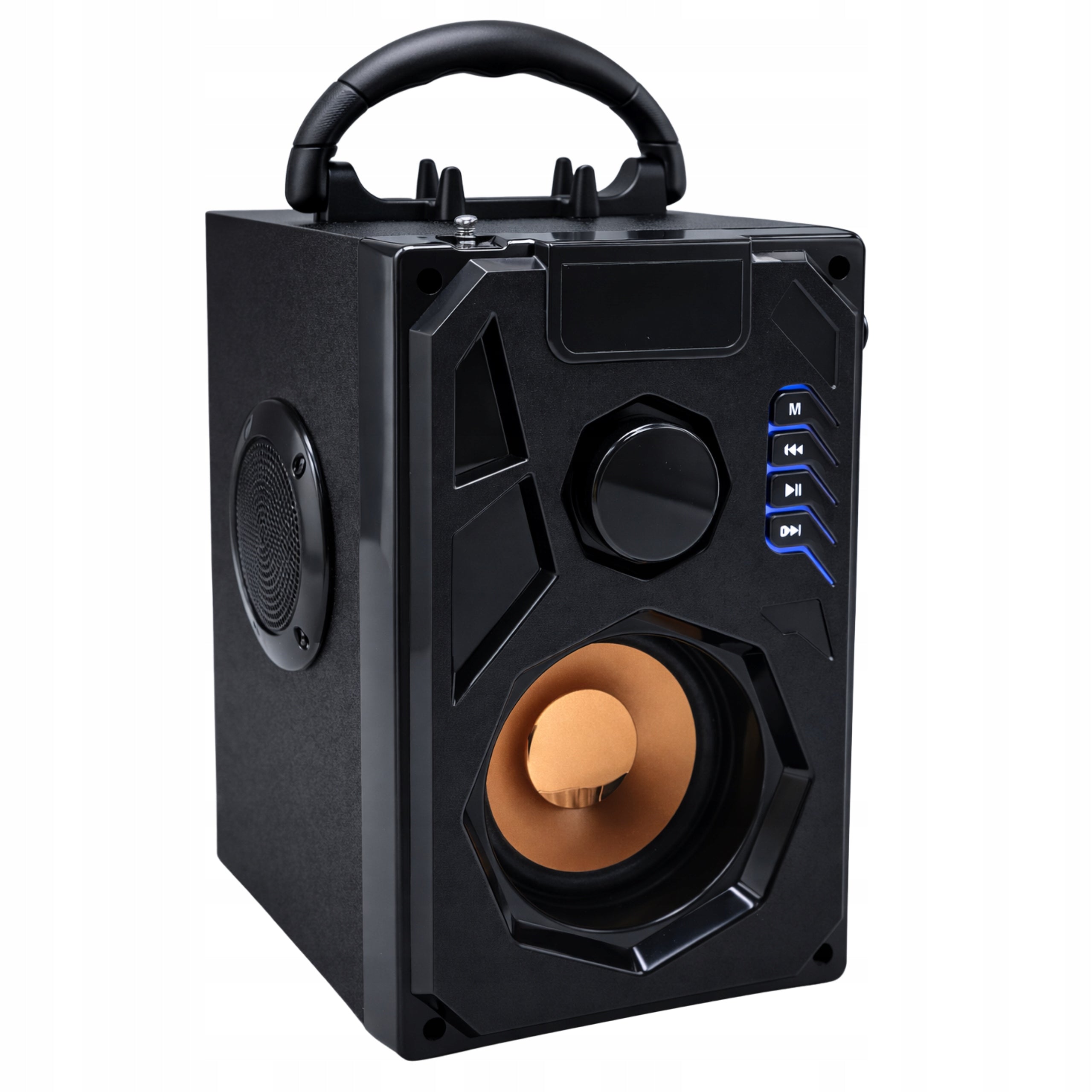 BOOMBOX SPEAKER WITH BLUETOOTH HOLDER 5.2 WIRELESS RADIO MP3 REMOTE CONTROL Packaging status original