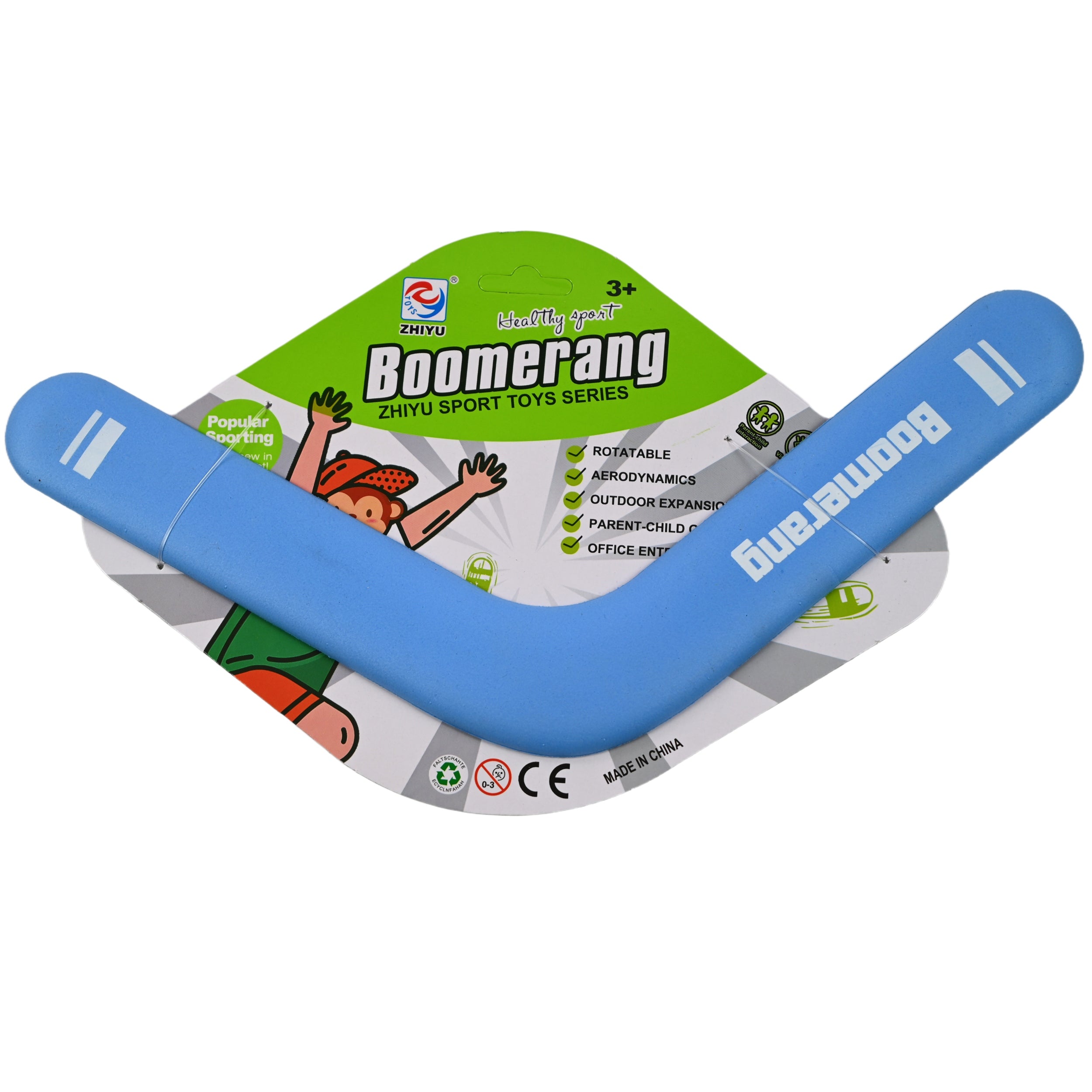 BOOMERANG LARGE THROWING DISC FLYING BOOMERANG SOFT SAFE
