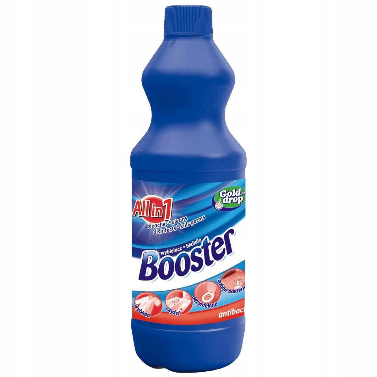 BOOSTER 1L CHLORINE BASED DISINFECTANT Fabric Bleach x 4 PIECES Form liquid