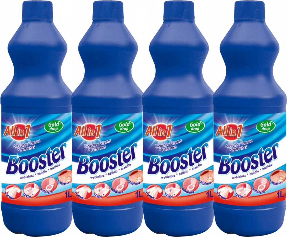 BOOSTER 1L CHLORINE BASED DISINFECTANT Fabric Bleach x 4 PIECES