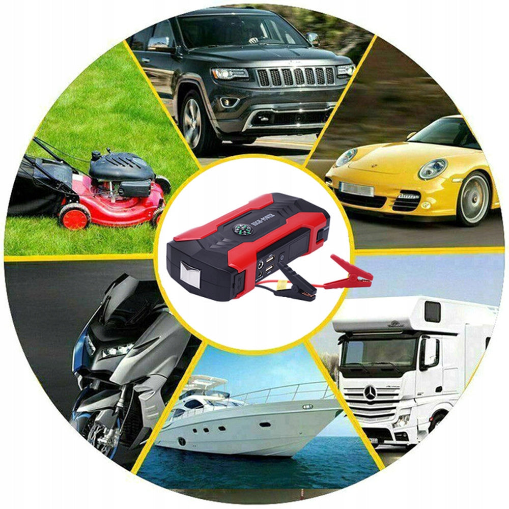 BOOSTER 28000MAH 800A CAR STARTER, EMERGENCY LED LIGHT Packaging status original
