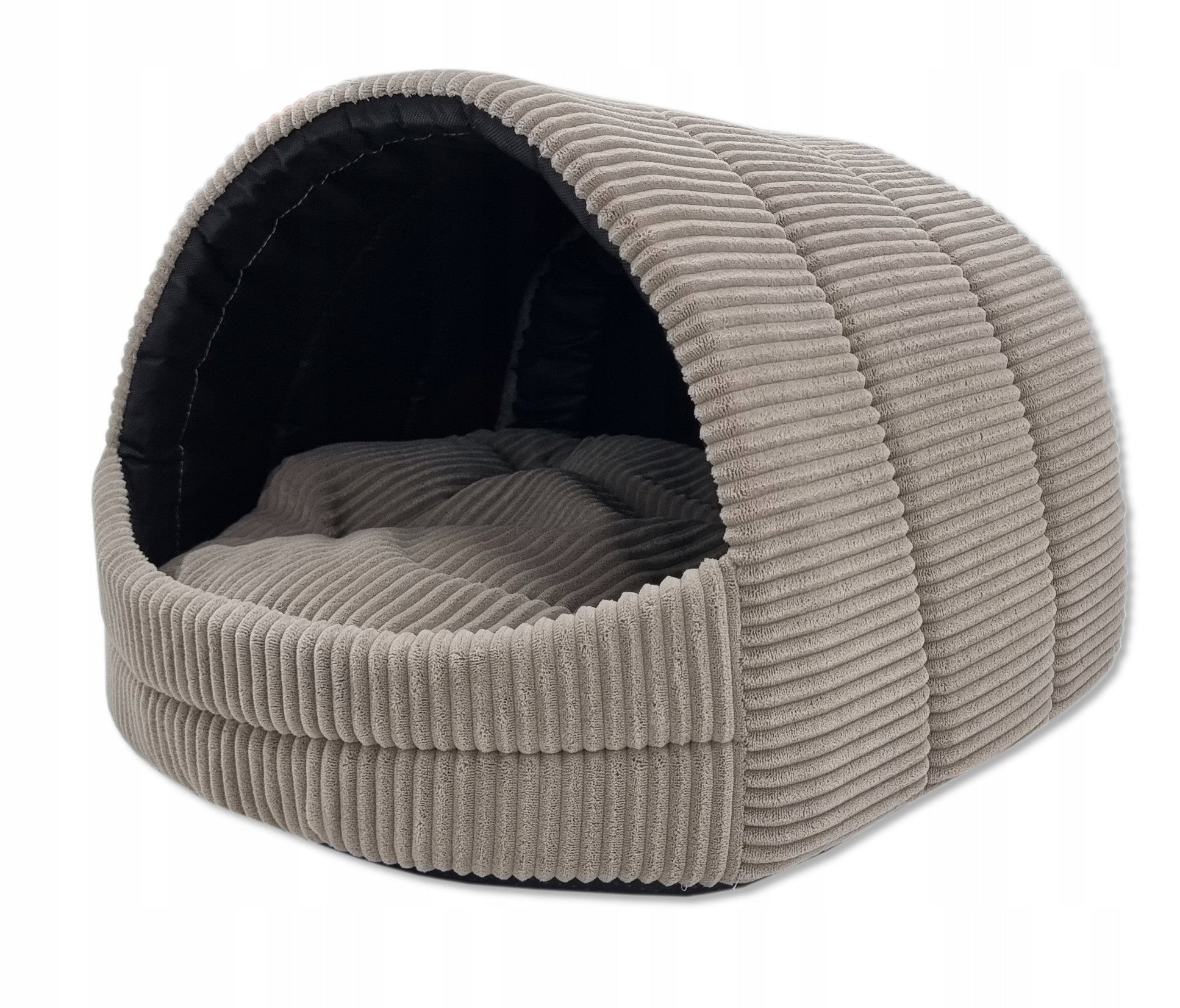 BOOTH COTTAGE CAT DOG BED 3 MINK BEIGE Model BUD-3-SZ-BEŻ