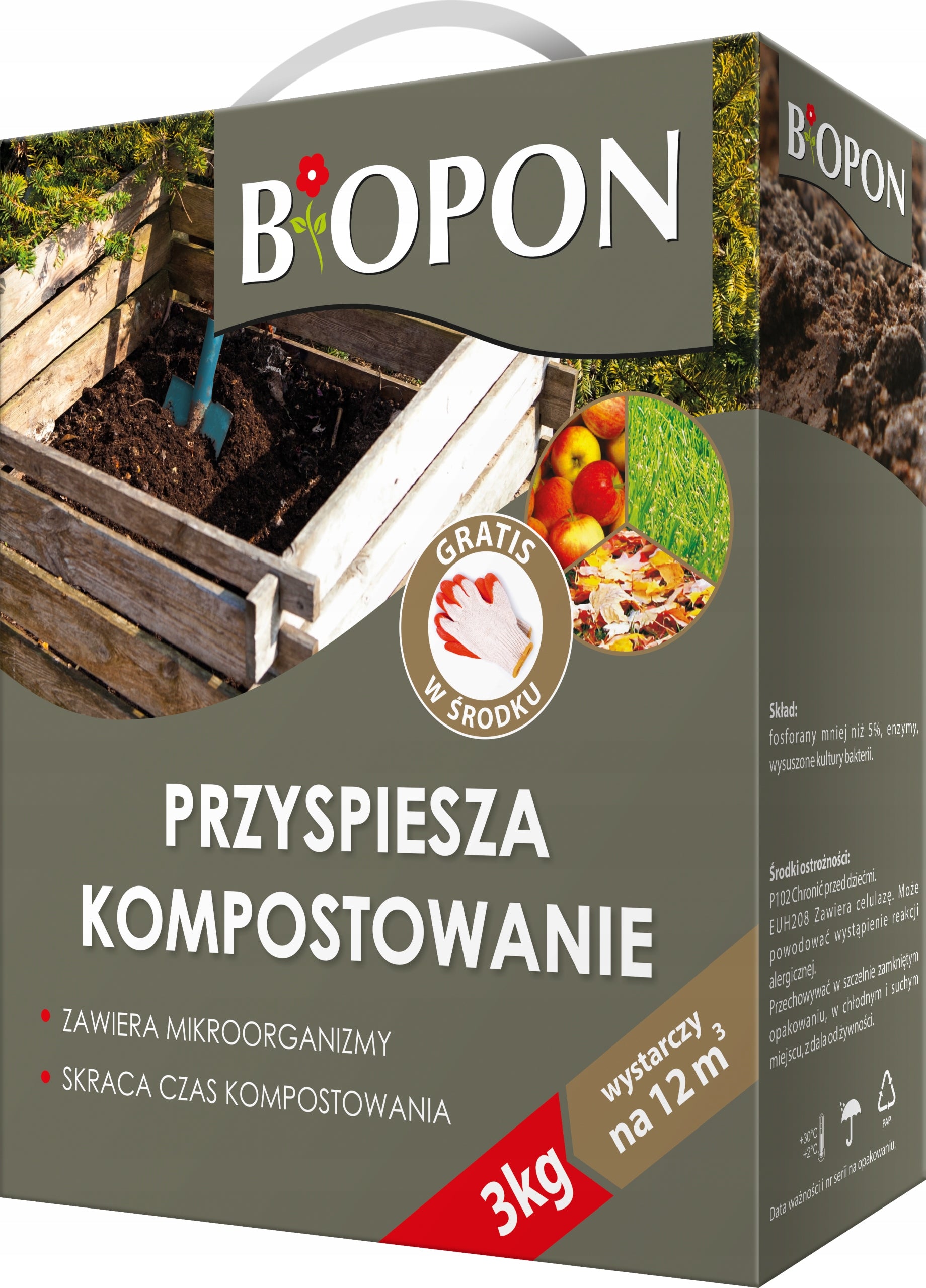 BOPON Composter accelerates composting Biopon 3 kg - 2 PACK Manufacturer code 1242