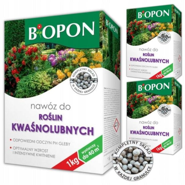 BOPON Granulated fertilizer for acid-loving plants Biopon 1 kg Manufacturer Bros