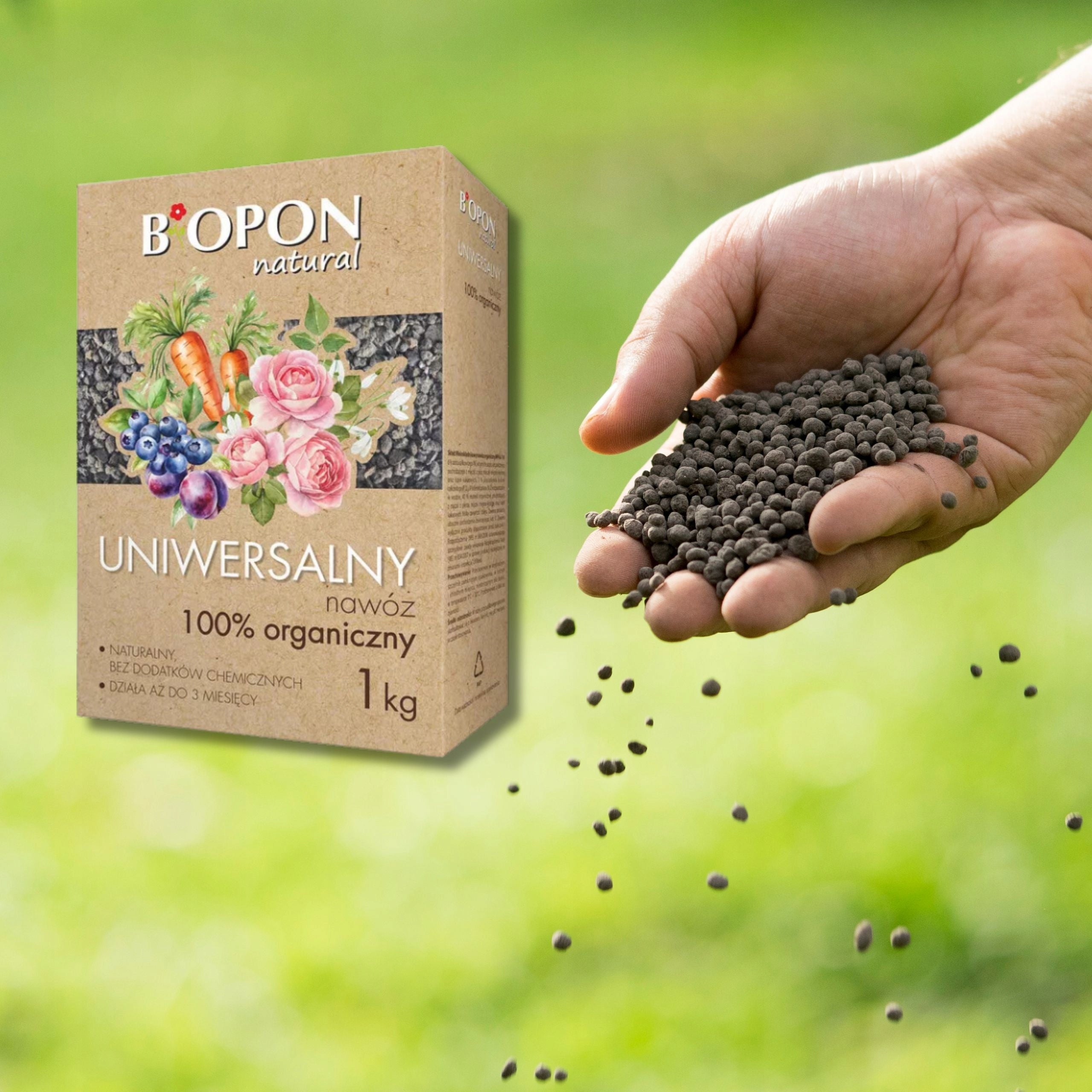 BOPON NATURAL Universal fertilizer 100% organic Biopon 1 kg Manufacturer Bros