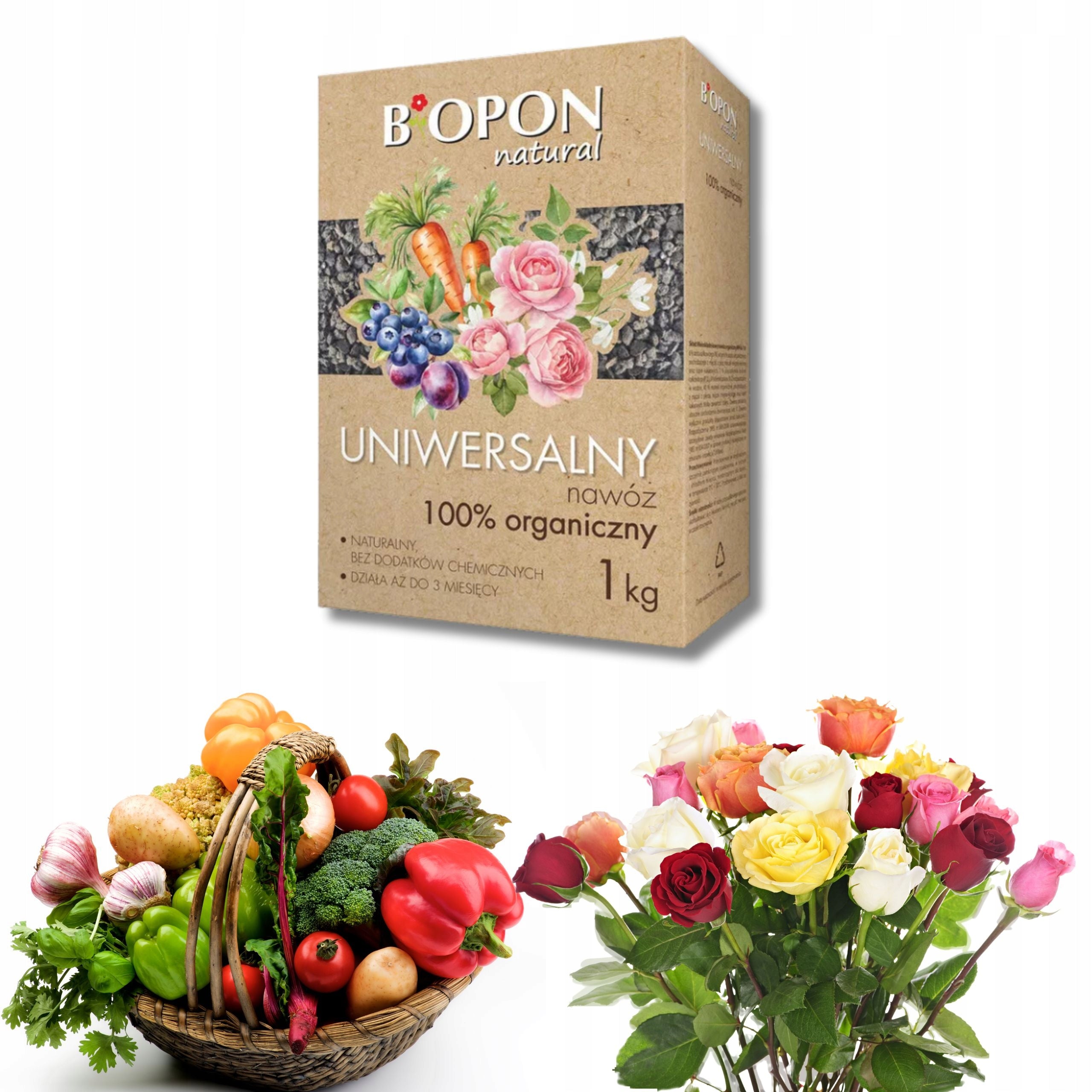 BOPON NATURAL Universal fertilizer 100% organic Biopon 1 kg Manufacturer code 2048