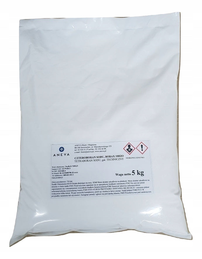 BORAX 10H2O BORAX bag 5kg 99,9%