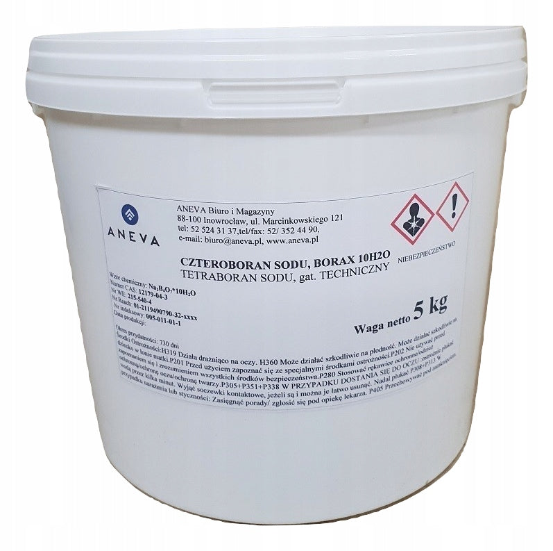 BORAX 10H2O BORAX bucket 5kg 99,9%