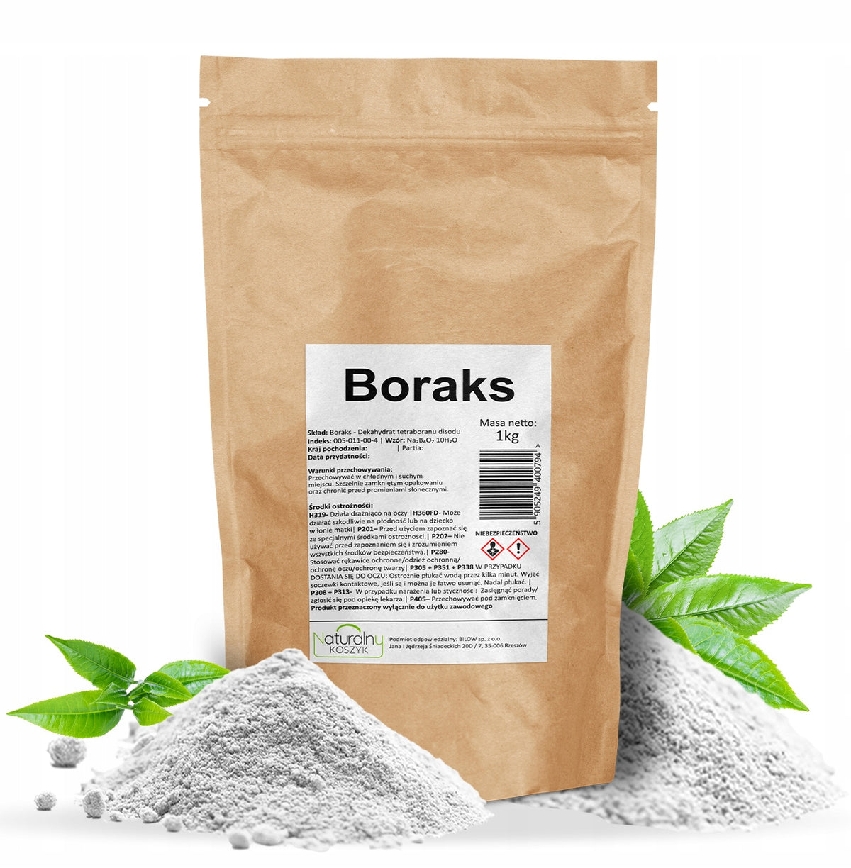 BORAX pure BORAKS Ten-water 99,9% EKO 3kg