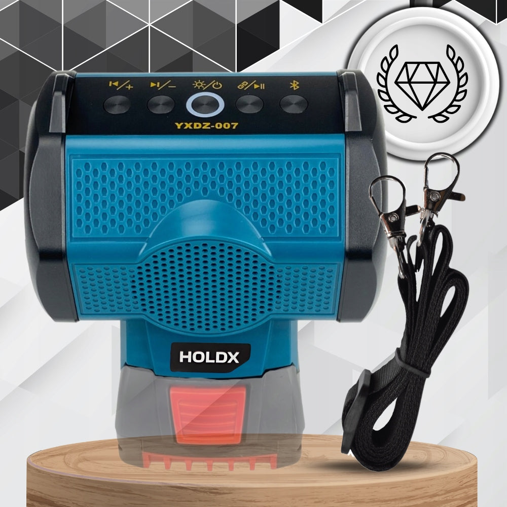 BOSCH 18V PORTABLE BATTERY BLUETOOTH SPEAKER FOR BUILDING BATTERY Batteries included no