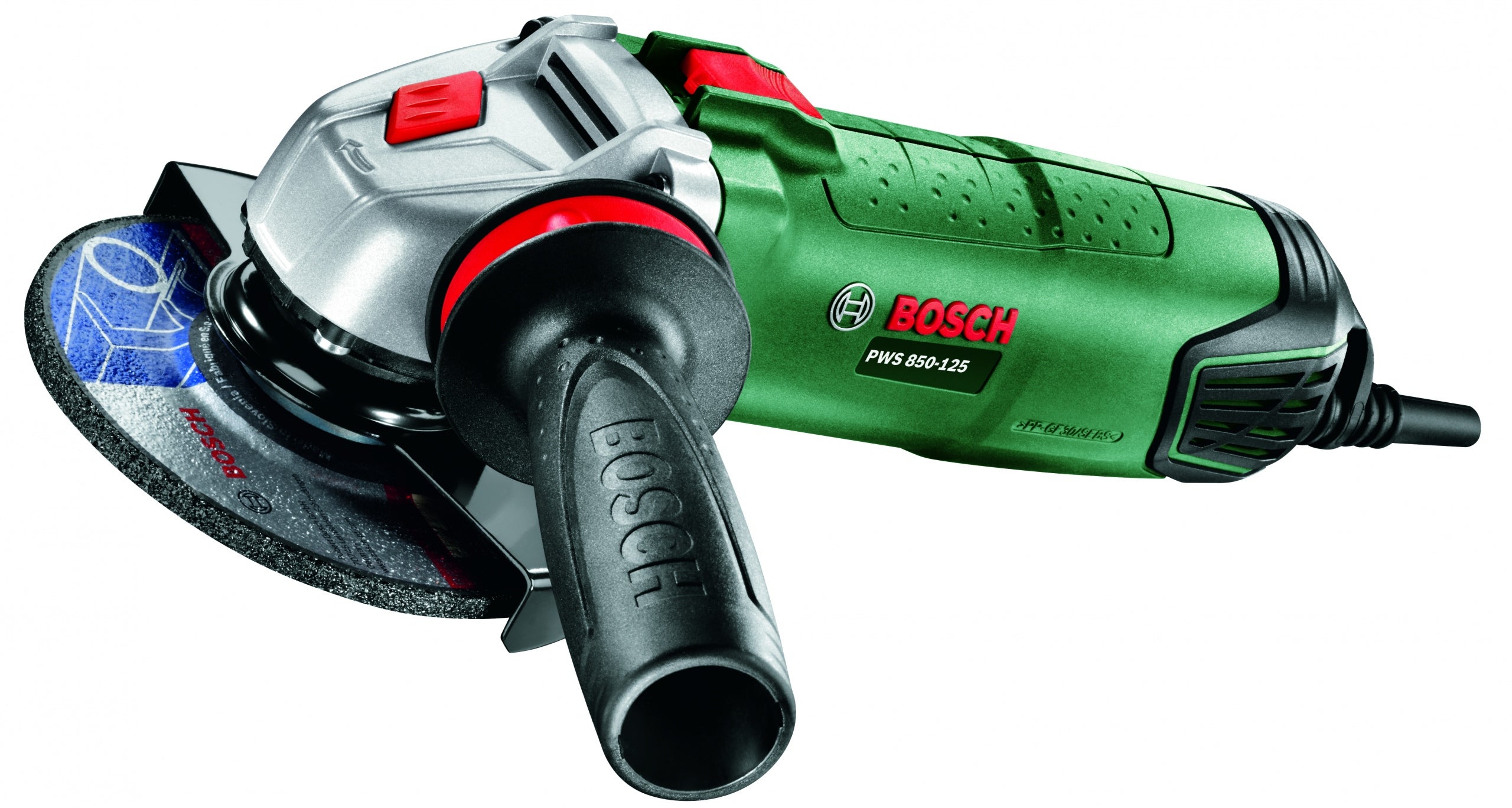 BOSCH ANGLE GRINDER PWS 850-125 06033A270C +DIAMOND DISC 125 MM Manufacturer code 06033A2721