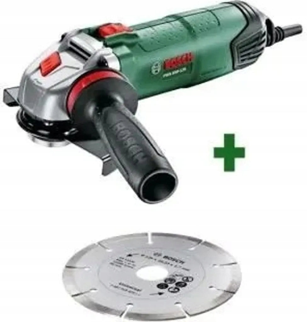 BOSCH ANGLE GRINDER PWS 850-125 06033A270C +DIAMOND DISC 125 MM