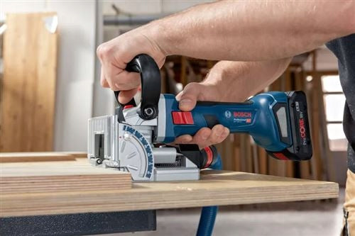 BOSCH Aku lamelovací frézka, bez aku + L-Boxx 0601620101 Milling machine type lamello